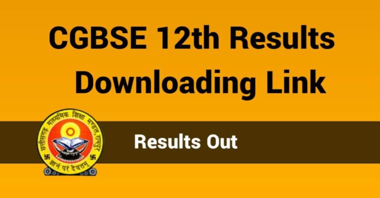 CGBSE 12th Results 2022-Check Now