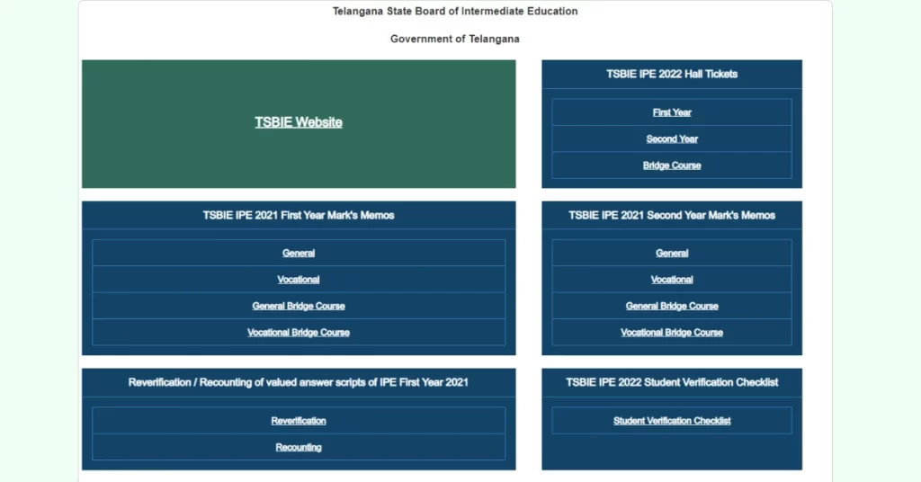 TS Intermediate Results 2022: How to download?